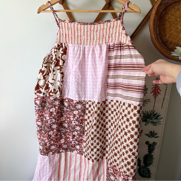 NWT Universal Threads Patchwork Maxi Dress - Picture 4 of 5